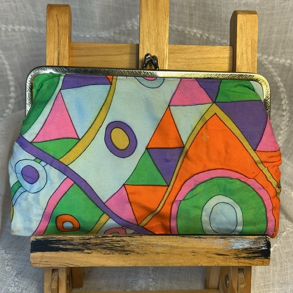 Vintage silk Emilio Pucci-motif psychedelic pattern - Picture 2 of 13